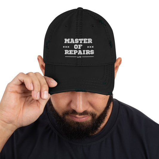 Distressed Mech Genius Cap: Master of Repairs Edition