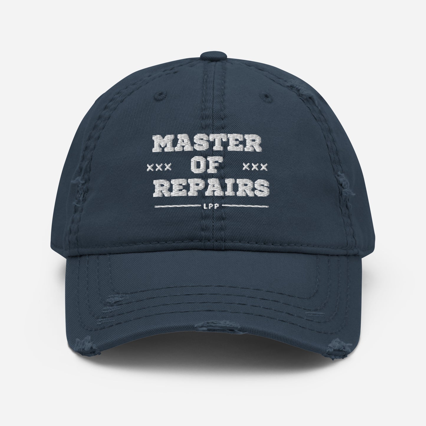Distressed Mech Genius Cap: Master of Repairs Edition