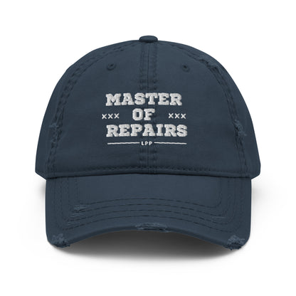 Distressed Mech Genius Cap: Master of Repairs Edition